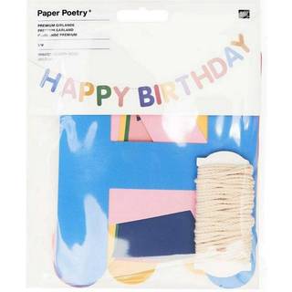 Paper Poetry Girlande Happy Birthday Magic Rainbow - Multicolor