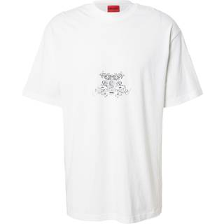 T-shirt i bomuldsjersey med logoer i collegestil