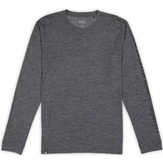 Mons Royale Zephyr Merino Cool L/S Merino-shirt Herrer størrelse XL farve grå