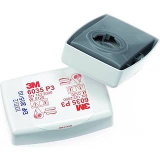 3M Partikelfilter, P3 R, 6035 till hel- & halvmask