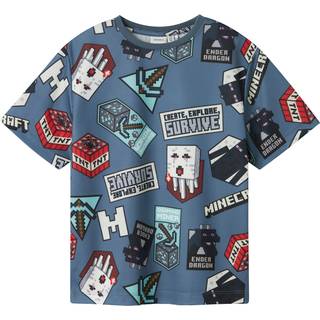 NAME IT T-shirt Minecraft Map Blue Mirage