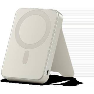 Satechi Qi2 OntheGo Magnetisk Powerbank 10K - Beige