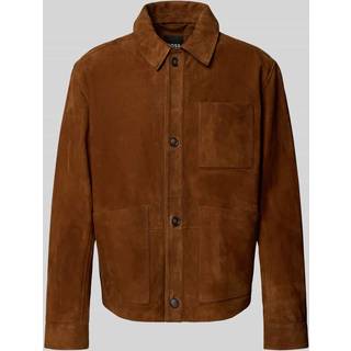 BOSS Black Herren Jacken braun unifarben