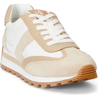 Lauren Ralph Lauren Lauren Ralph Lauren Dani Contrast Panel Ruskindssneakers i Hvid