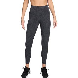 Nike Zenvy-leggings i 7/8-længde med høj talje og print til kvinder - sort - XS (EU 32-34)