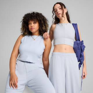 PUMA WARDROBE Essentials Ribbed Crop Top Women, Clothing, Cool Weather, M - Cool Weather - M