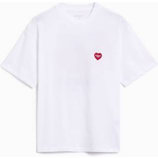 W' S/S Heart II Hartt T - White - Carhartt WIP - Hvid XS