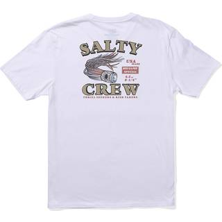 Salty Crew Lured Classic T-shirt - L - white