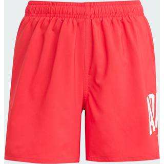 adidas Sportswear Essentials Logo CLX Badeshorts til børn - Pure Ruby / White - 176