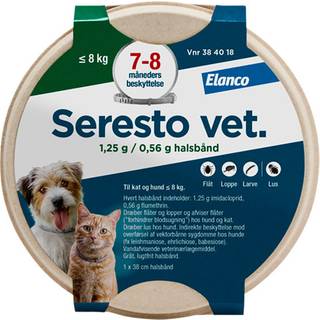 Seresto Vet til katte og hunde under 8 kg