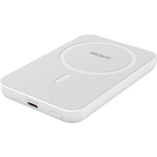 Deltaco Power Bank - 5000 mAh Powerbank - Hvid - 5000 mAh