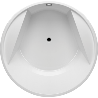 Danline Round badekar til indmuring - Ø160 cm