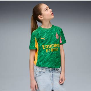 Puma AC Milan 25/26 Goalkeeper Jersey Youth, Green, Size 15-16Y, Clothing - Intense Orange - 15-16Y