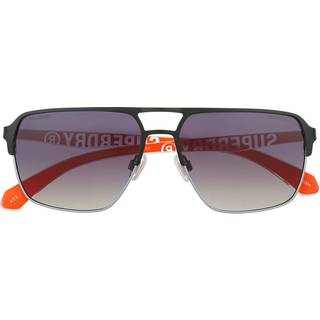 Superdry SDS 5042 Polarized 004 59 Solbriller Mænd Black - Silver - 59mm