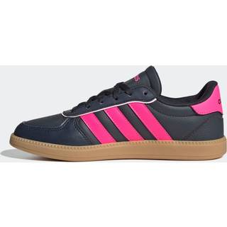 adidas adidas Navy/Pink Breaknet Sleek Lace Junior Trainers