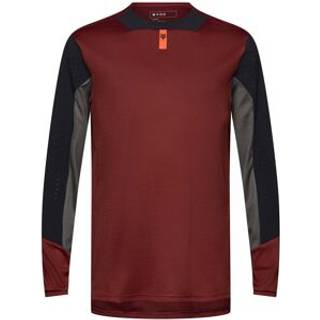 FOX Racing Defend L/S Jersey Cykeljersey Herrer størrelse S farve rød