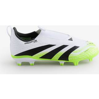 Predator League Laceless Firm/Multi-Ground støvler til børn - Cloud White / Core Black / Lucid Lemon - 30