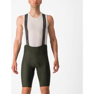 Castelli Espresso Bibshort Cykelbukser Herrer størrelse 3XL farve olivengrøn