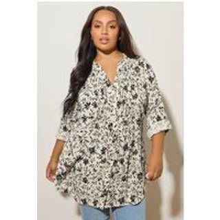 Yours Curve Yours Curve Natural Pintuck Blouse