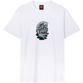 Santa Cruz Crescent Bone Hand T-Shirt T-shirt størrelse M farve hvid