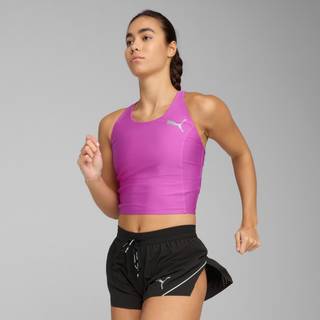 Puma Raceday Ultraform Crop Tank Top Women - Pink, Size 12 - pink