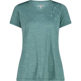 CMP Women's Light Melange T-Shirt Funktionsshirt Damer størrelse 34 farve turkis