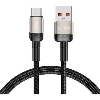 Tech-Protect Ultraboost Evo USB-A til USB-C Kabel 1000W/5A 1m - Titanium