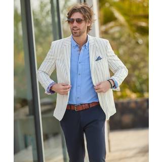 Joe Browns Joe Browns Stribet Hør Blend Jakkesæt Vest