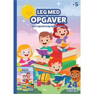 Leg med opgaver 24 tegninger A4 (På lager i varehus)