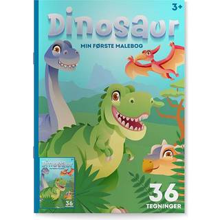 Min første malebog - Dinosaurer (På lager i varehus)