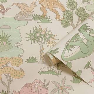 Albany Wallpaper Dino Zoo 14013