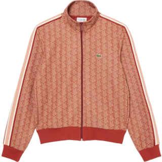 Lacoste Full Zip Sweatshirt Brown