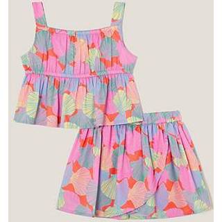 Monsoon Monsoon Sæt med top og nederdel med muslingemotiv