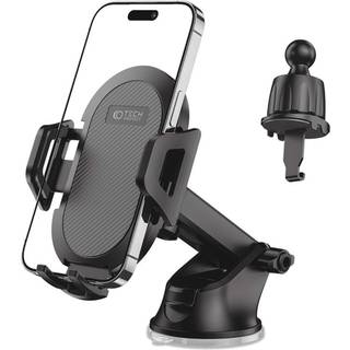 Tech-Protect V5 Mobilholder til Bil - Instrumentbræt & Ventilationsanlæg - Mobil: 50 - 90mm - Sort