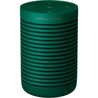 Bang & Olufsen Audio - 'Beosound Explore', green in Green Leather, Plastic, Type II Anod