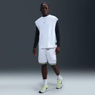 Nike DNA Dri-FIT-basketballshorts til mænd (20 cm) - hvid - M