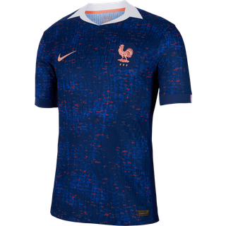 FFF 2025 Match Home (kvindehold) Nike Dri-FIT ADV Authentic-fodboldspillertrøje til mænd - blå