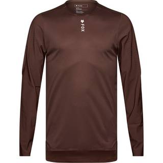 Fox Flexair Pro Long Sleeve Jersey - S - cocoa