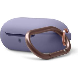 Elago Silicone Case designet til Samsung Galaxy Buds Plus Case (2020) / Galaxy Buds Case (2019) [Lavendel Gray] - Fuld kropsbeskyttelsesklæbende