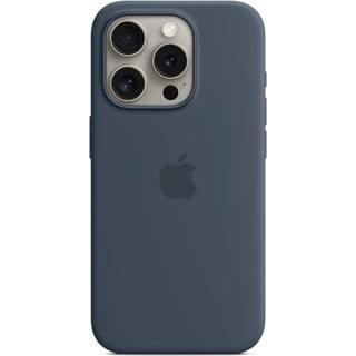 Apple iPhone 15 Pro Silicone Case with MagSafe - Storm Blue