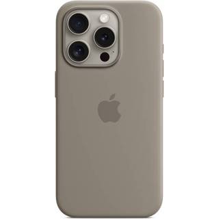 Apple iPhone 15 Pro Silicone Case with MagSafe Clay