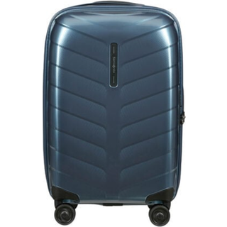 Samsonite Attrix EXP Kuffert med 4 hjul blå grå