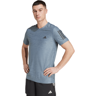 adidas Own The Run Tee Løbeshirt Herrer størrelse M farve grå