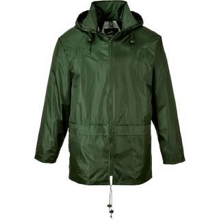 Klassisk regnjakke - Olivengrøn (Størrelse: 4XL)