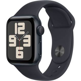 Apple Watch SE (2024) 40 mm GPS S/M - Midnight Aluminium Sport Band (På lager i varehus)