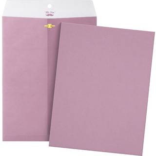 Mr. Pen- L?sekonvolutter 18 Pack 9"""" x 12"""" Lilla Kraft Letter St?rrelse Konvolutter Lilla Konvolutter Dokument Konvolut L?s Kraft Konvolutter L?