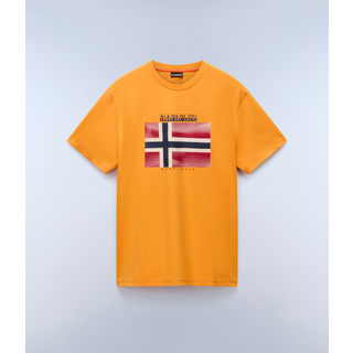 Napapijri S-Lari S/S T-shirt Herrer størrelse XL farve orange