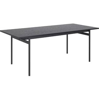 Angus Spisebord (sort melamin) - 200 x 90 x 74 cm.