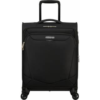American Tourister Summerride 4-hjul 55 cm - Kabinekuffert Ekspanderbar Black, Kabinekuffert