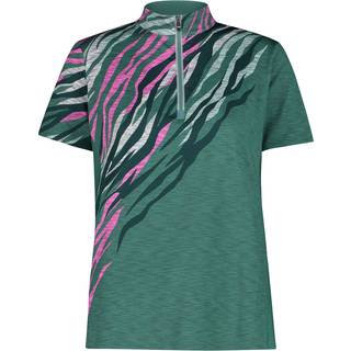 CMP Women's Melange Stretch T-Shirt Free Bike Cykeljersey Damer størrelse 42 farve turkis